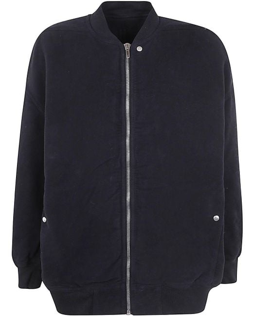 Rick Owens Blue Jumbo Flight Padded Bomber Jacket for men