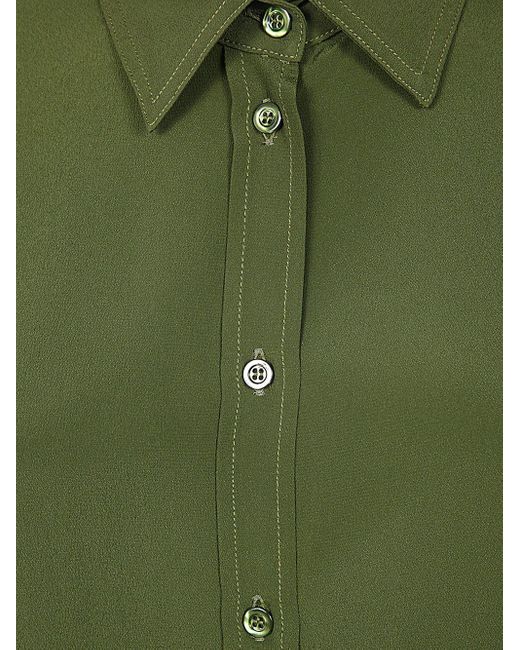 Semicouture Green Veridiana Shirt