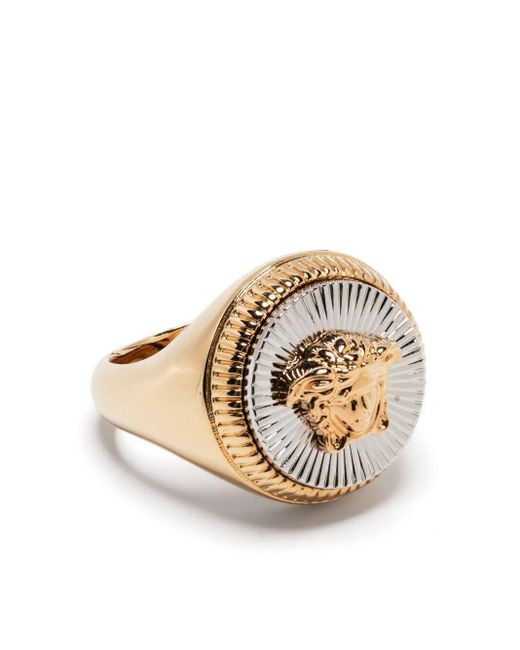 Versace Metallic Medusa Biggie Ring