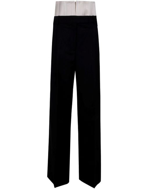 Rohe Black Corset Trousers