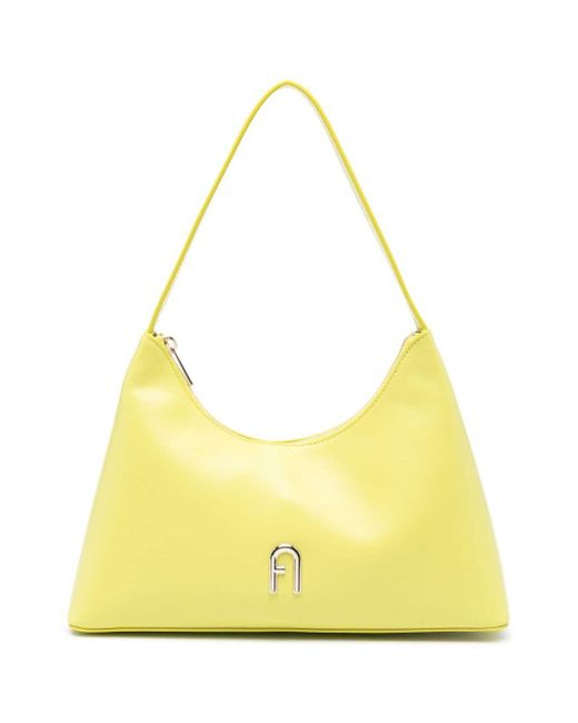 Furla Yellow Diamante Shoulder Bag