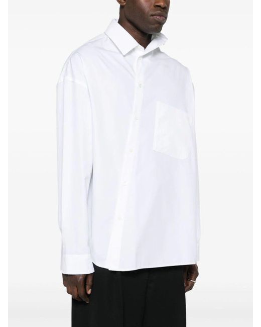 Jacquemus White Les Sculptures 'la Chemise Cuadro' Shirt for men
