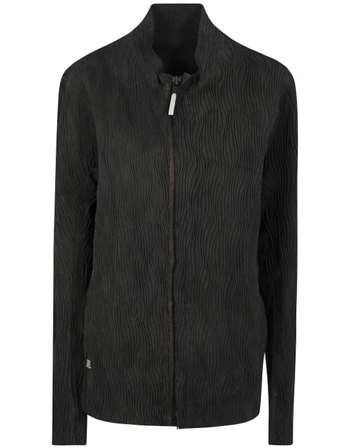 Isaac Sellam Black Leather Jacket for men