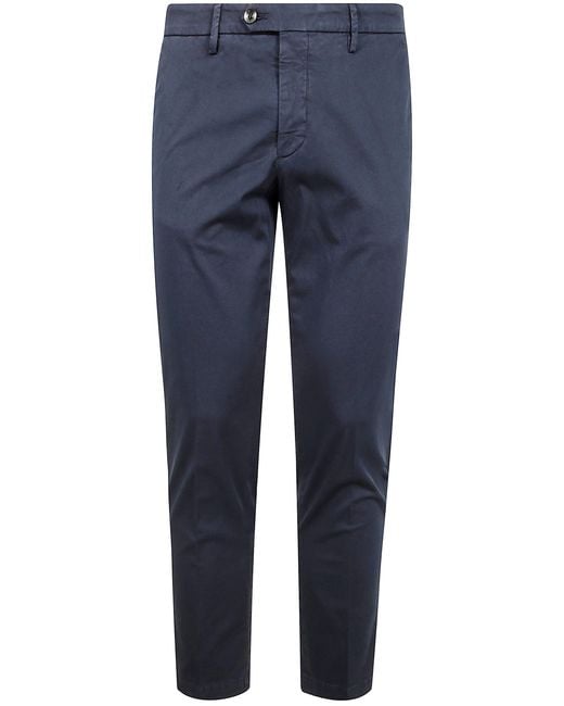 Michael Coal Blue Pants American Pocket "Capri" for men