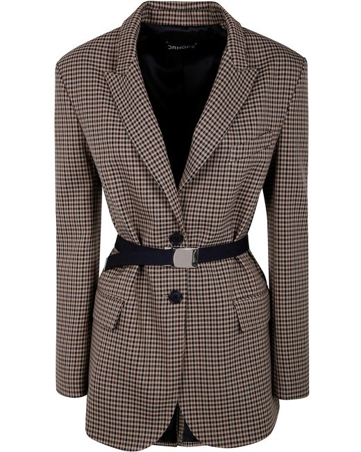 DR. HOPE Brown Belted Jacket