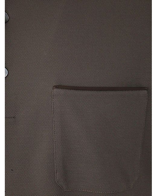 Zegna Black Pure Cotton Polo Clothing for men