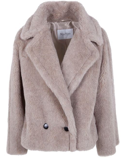 Max Mara Gray "Mxmcambusa" Classic Short Coat