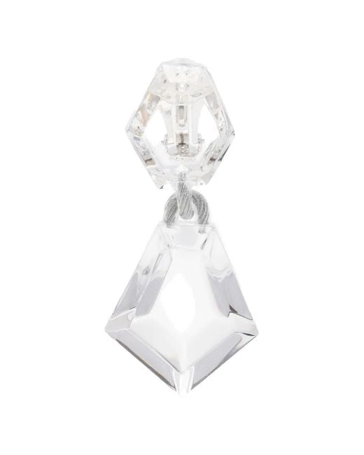 Monies White Faba Earrings