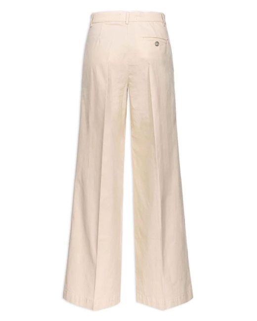 Pinko Natural Wide Leg Trousers