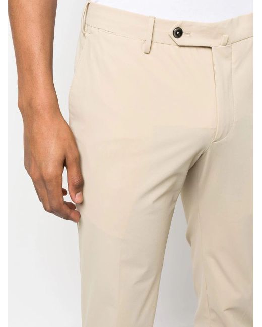PT01 Natural Organic Kitenic Summer Fabric Slim Flat Front Pants for men
