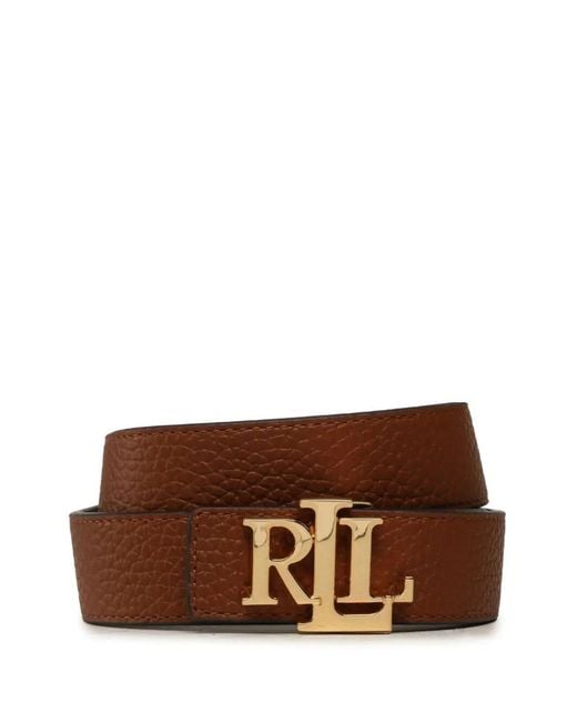 Ralph Lauren Brown "Reversible Logo" 30 Medium Belt