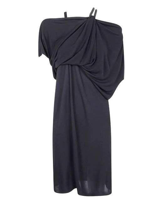 Tom Ford Blue Chain Stones Embroidery On Crepe Jersey Cocktail Dress
