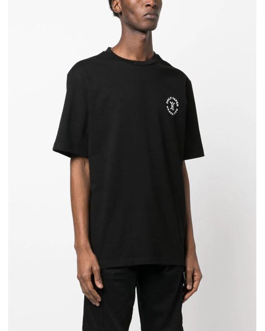 Daily Paper Black Ss24 Circle Tee for men