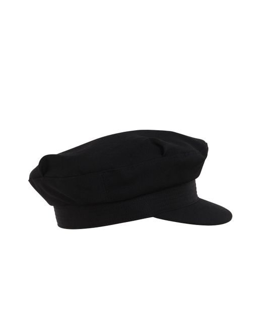Y's Yohji Yamamoto Black Wool Hat