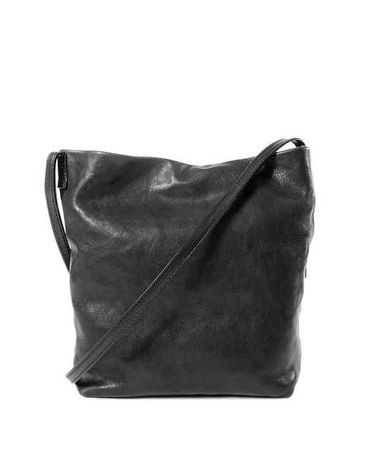 Ann Demeulemeester Black Ger Mini Soft Shoulder Bag