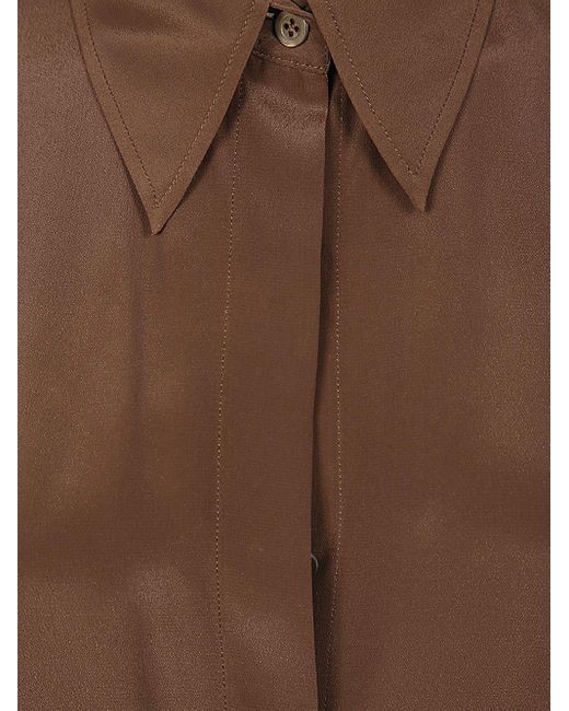 Dries Van Noten Brown Chowy 9164 W.w.shirt