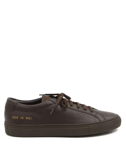 Common Projects Brown "Achilles Premium" Sneakers for men