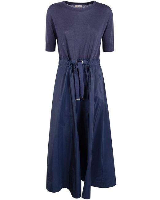 Herno Blue Midi Dress