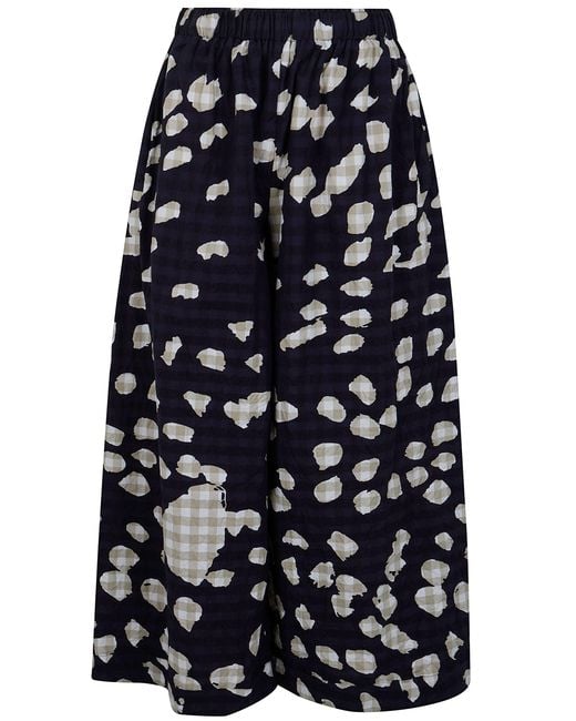 Daniela Gregis Blue Trousers Wide Leg "Pijiama Plus"