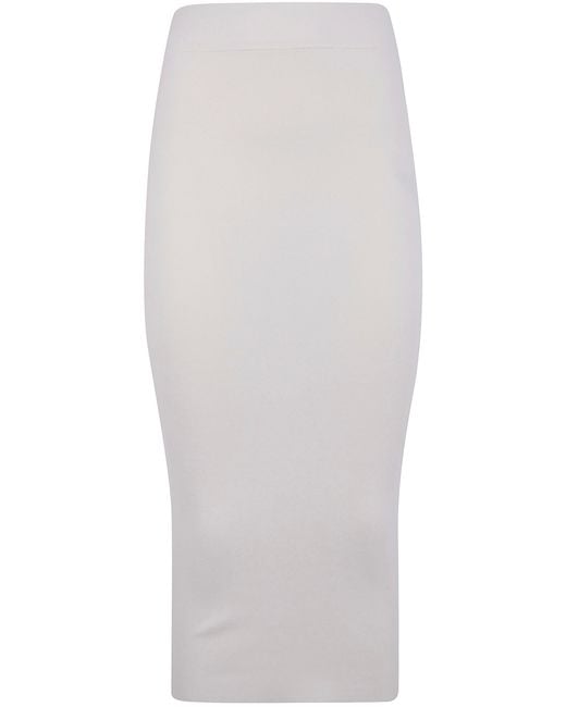 Entire studios White "Knit" Skirt