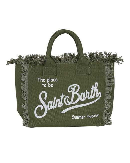 Mc2 Saint Barth Green Handbag Military "Colette"