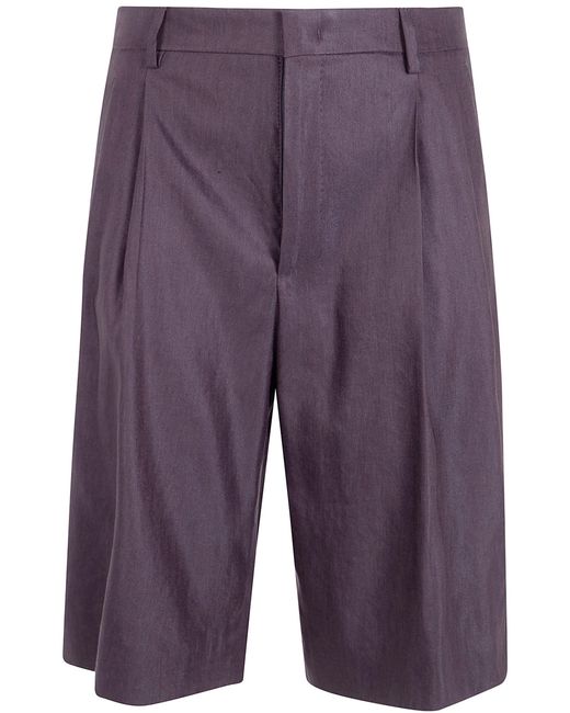 Tagliatore Purple "Effie" Bermuda Trousers
