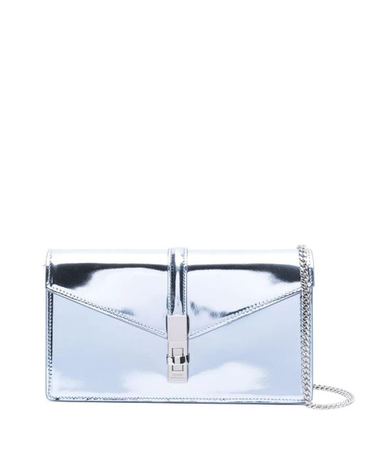 Stuart Weitzman Blue Mini Loveletter Clutch