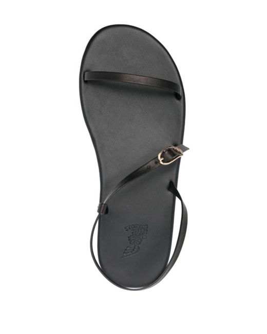 Ancient Greek Sandals Black Niove Flip Flop Sandal Shoes