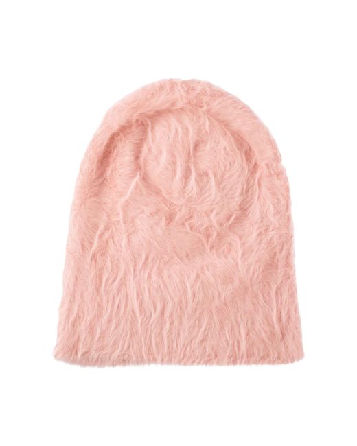About Pink Angora Beanie