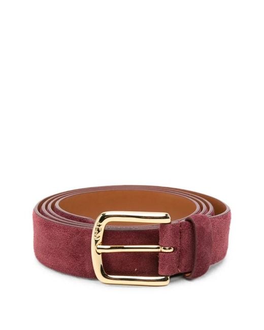 N°21 Red Belt Leather Bordeaux