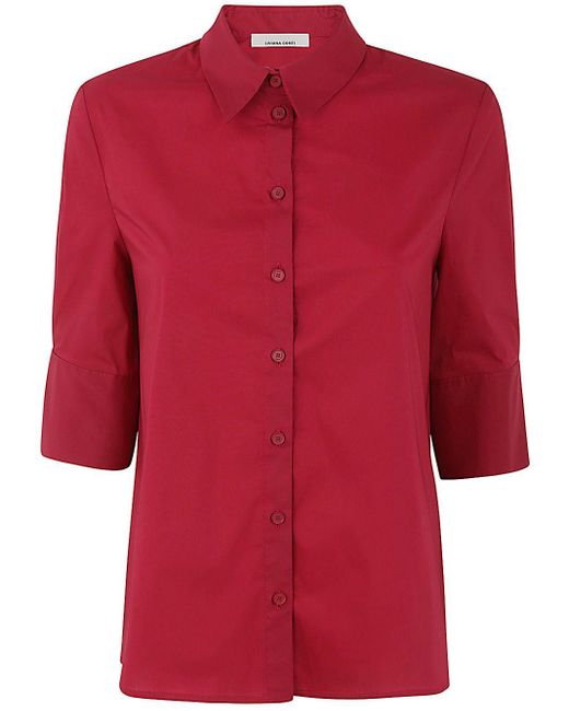 Liviana Conti Red Shirt