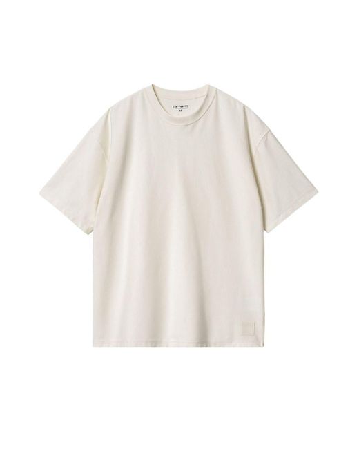 Carhartt White Short Sleeves Dawson T-Shirt for men