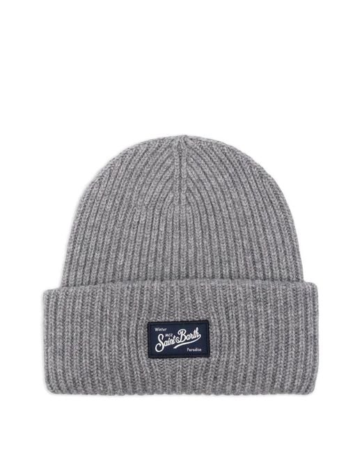 Mc2 Saint Barth Gray "Berry" Knitted Hat for men