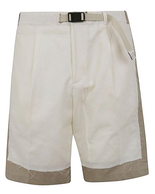 White Sand Gray Shorts for men