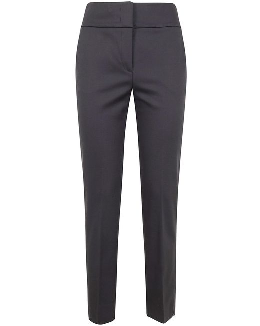 Peserico Blue Pant Stretch Cotton Viscose