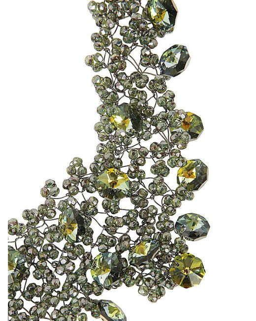 Maria Calderara Black Crystals Necklace