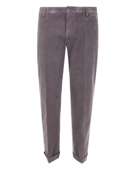 Pantaloni Relax Gaubert di Dondup in Gray da Uomo