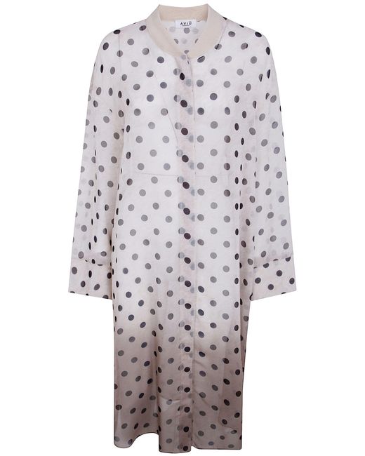 Camicia Lunga di Aviu in White