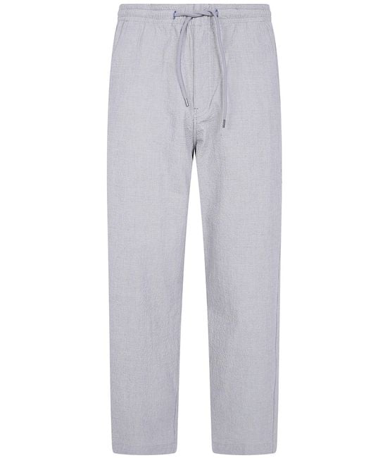 Paul Smith Gray "Drawstring" Trouser for men