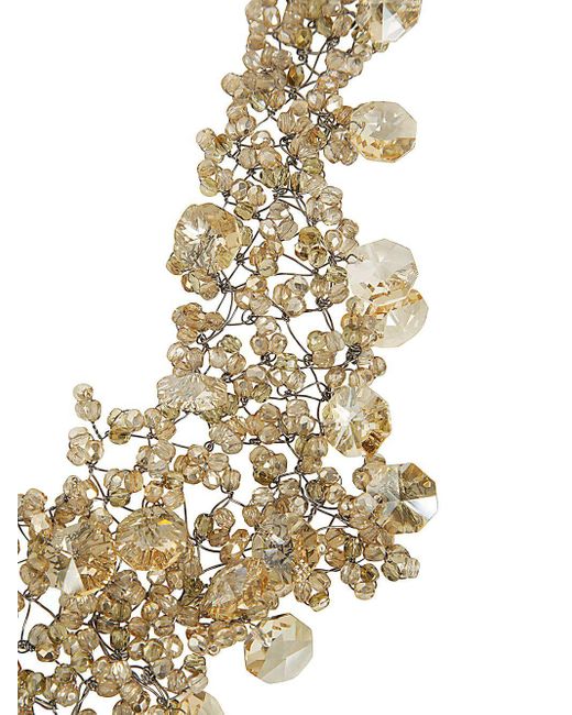 Maria Calderara Metallic Crystals Necklace