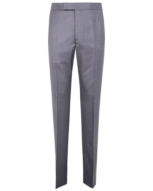 Thom Browne Gray Fit Back Strap Trouser for men