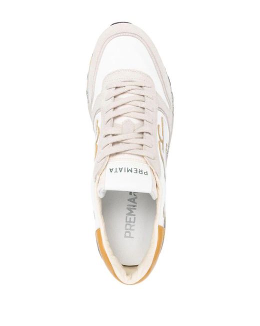 PREMIATA SNEAKERS White Mick Bi Material Sneakers for men