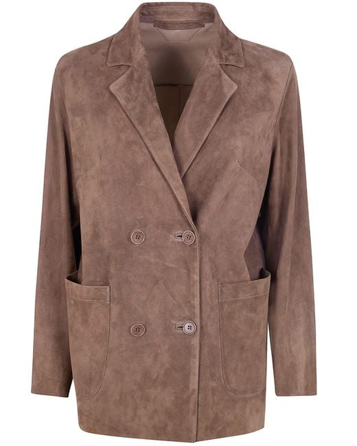 Salvatore Santoro Brown Classic Jacket