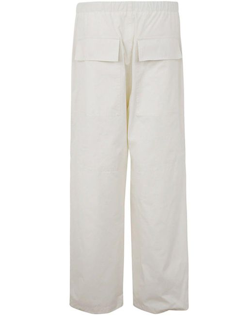 Jil Sander White 50 Aw 30 Fit 2 Loose Fit Trousers Clothing for men