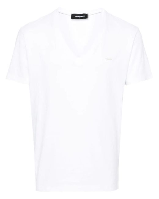 DSquared² White Cool Fit Tee Clothing for men