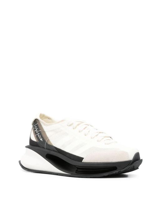 Y-3 White Y-3 Gendo Run Sneakers Shoes