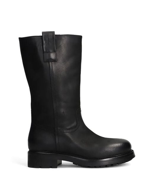 Strategia Black Boots Leather "Boston"