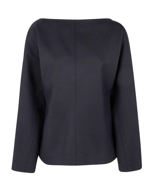 Studio Nicholson Blue "Caten" Long Sleeve Top