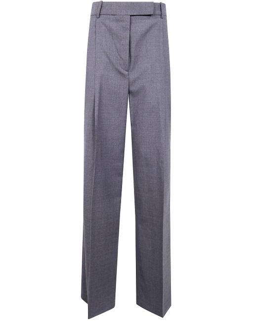 Rohe Gray High-Waist Tailored Trousers