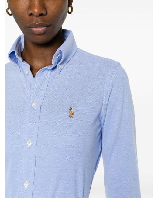 Light blue ralph lauren top